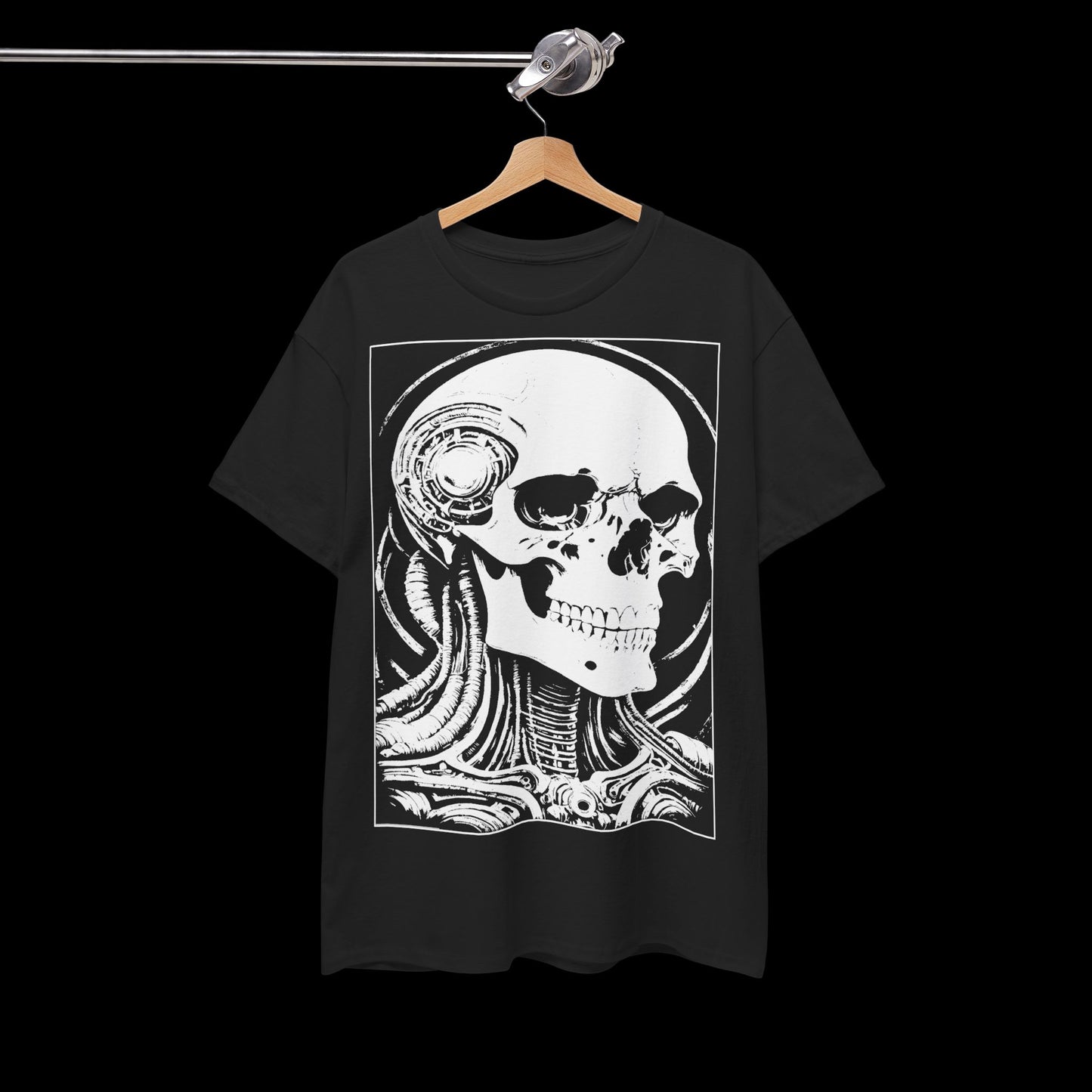 Skull Tee - Mechanical Skull Design